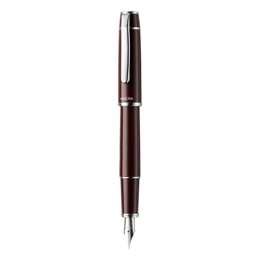 Pilot Prera Red Brown CT Fountain Pen – Fine Nib