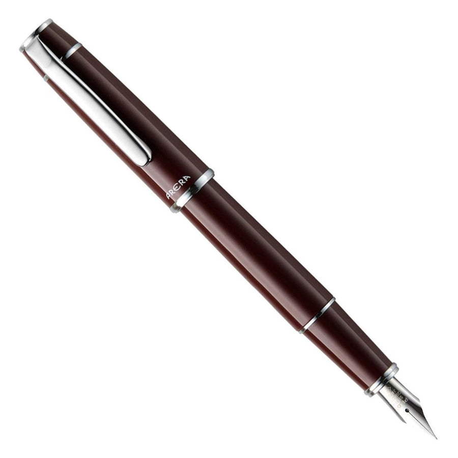 Pilot Prera Red Brown CT Fountain Pen – Fine Nib