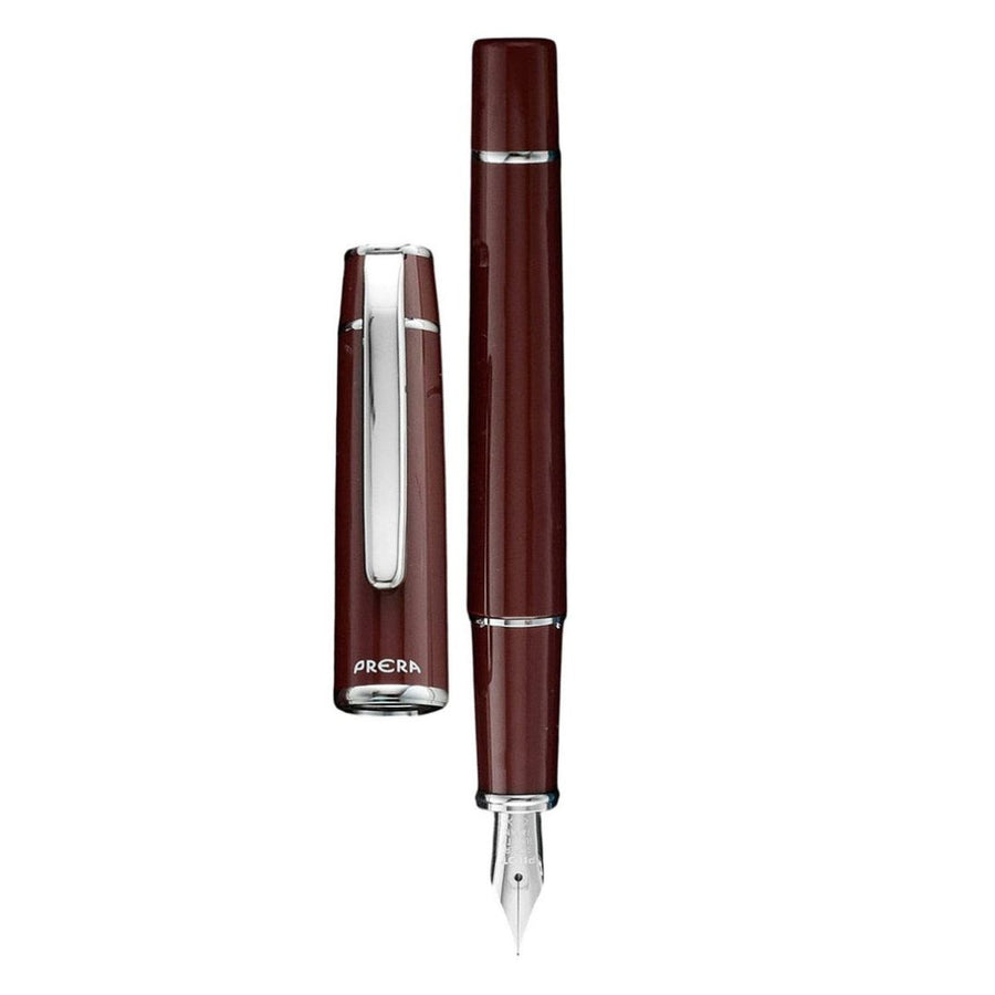 Pilot Prera Red Brown CT Fountain Pen – Fine Nib