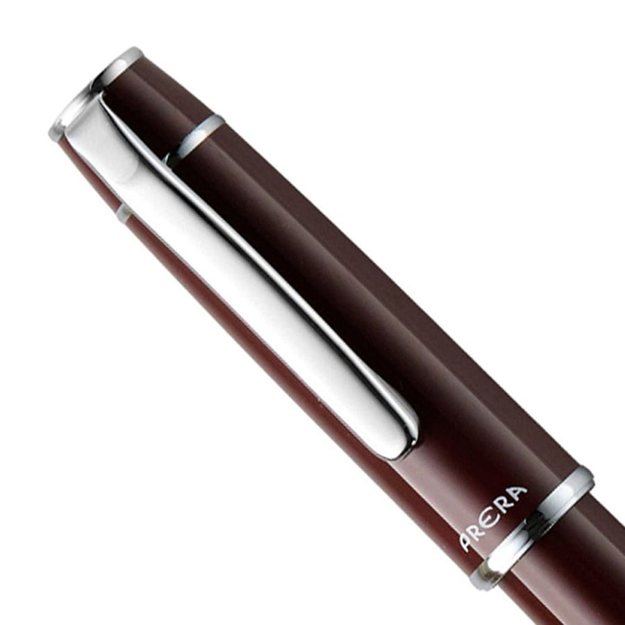 Pilot Prera Red Brown CT Fountain Pen – Fine Nib