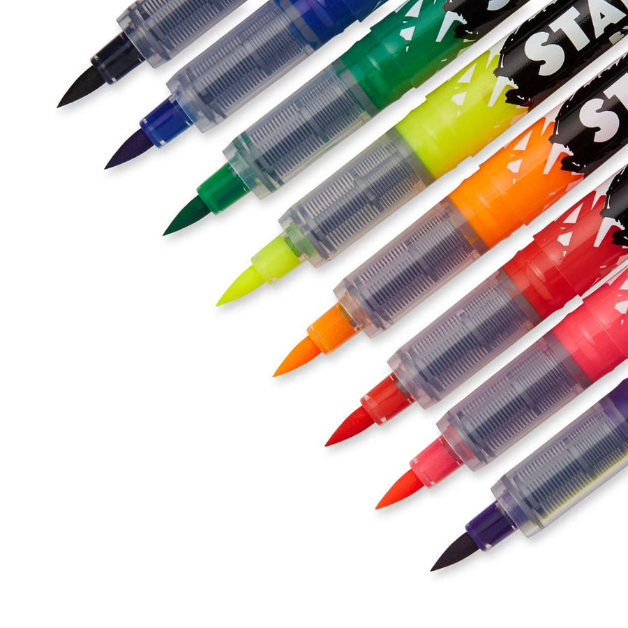 Sharpie Stained Fabric Markers Brush Tip – Set of 8