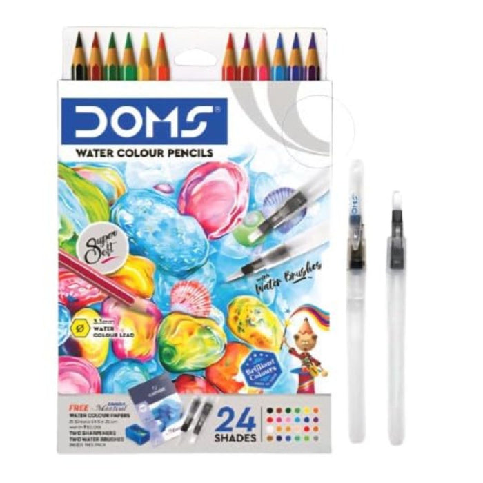DOMS Water Colour Pencils – 24 Shades
