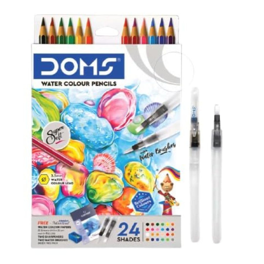 DOMS Water Colour Pencils – 24 Shades