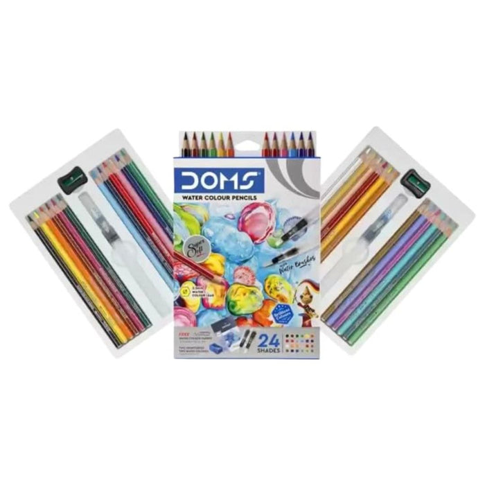 DOMS Water Colour Pencils – 24 Shades