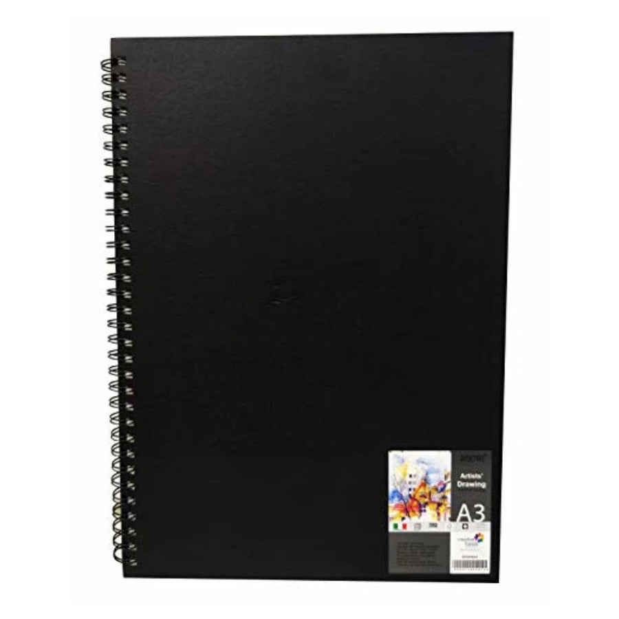 Brustro Artists Wiro Bound Sketch Book – A3 Size, 116 Pages, 160 GSM (Acid-Free)