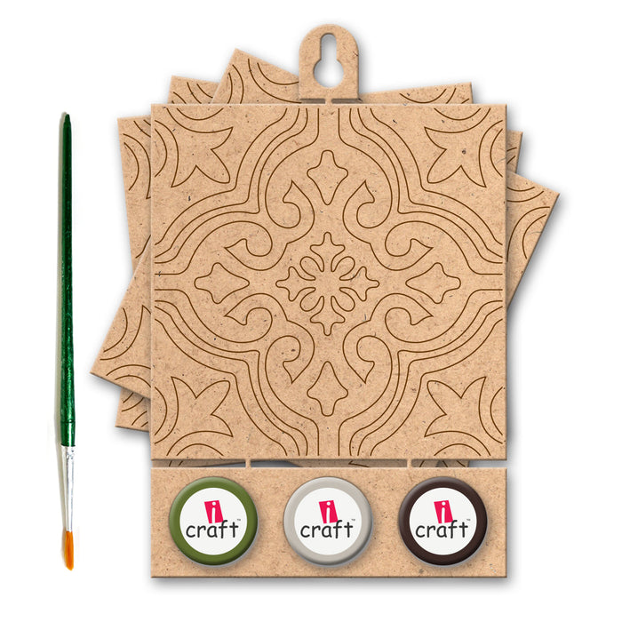 iCraft DIY Moroccan Tile Art Kit – Home Decor Activity Set