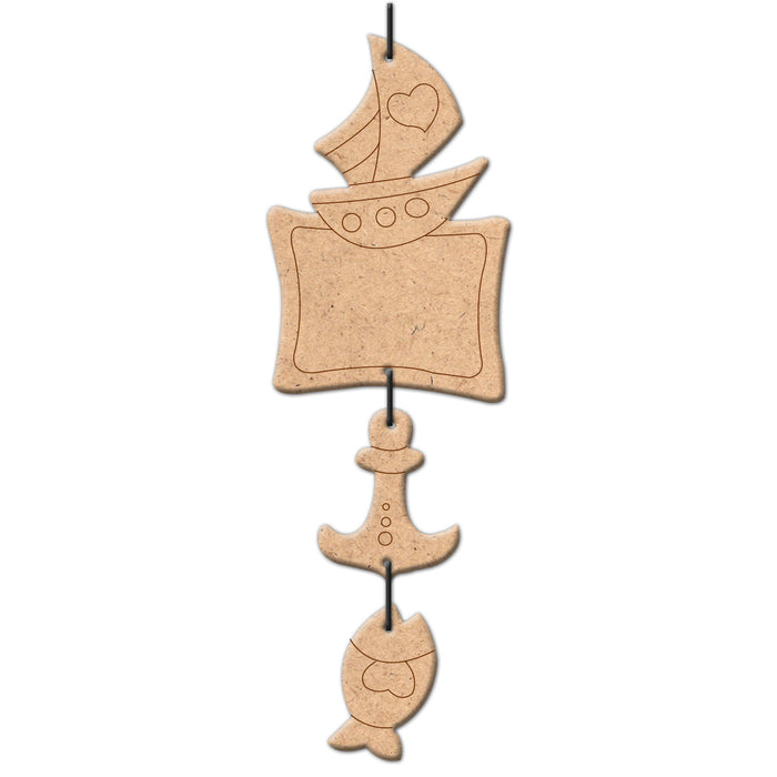 iCraft DIY Sea World Danglers Kit | Kids Home Decor Craft Set