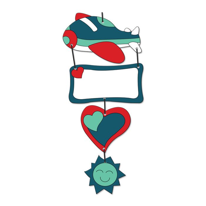 iCraft DIY Airplane Dangler Kit | Home Decor Craft Set