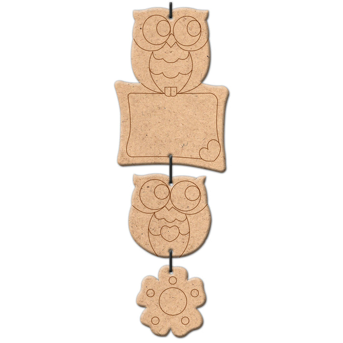 iCraft DIY Owl Dangler Kit | Home Decor Craft Set for Kids