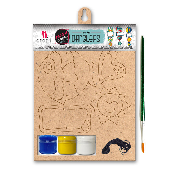 iCraft DIY Fish Dangler Kit | Paint & Create Home Decor Craft