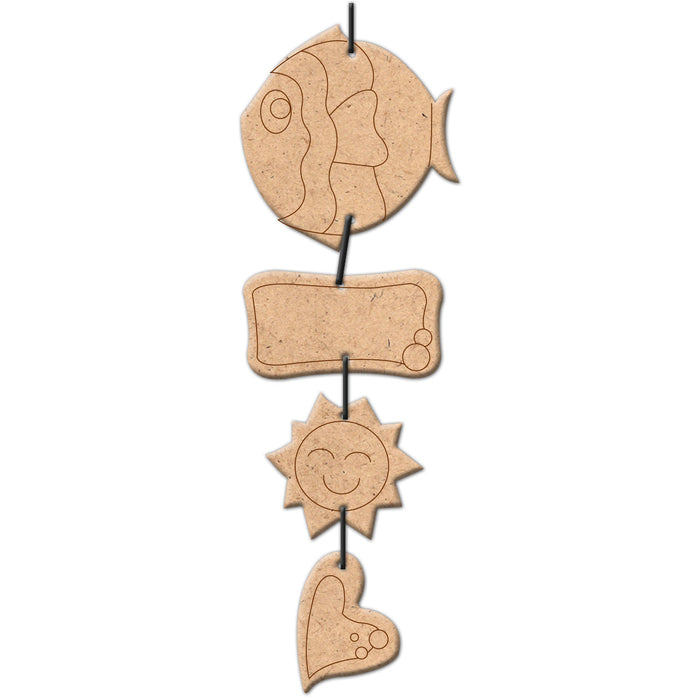 iCraft DIY Fish Dangler Kit | Paint & Create Home Decor Craft