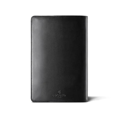 Lapis Bard Contemporary Ballpoint Pen with Mayfair Leather Notebook Jacket Gift Set