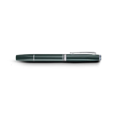 Lapis Bard Contemporary Verdant Rollerball Pen – Green Lacquer with Chrome Trim