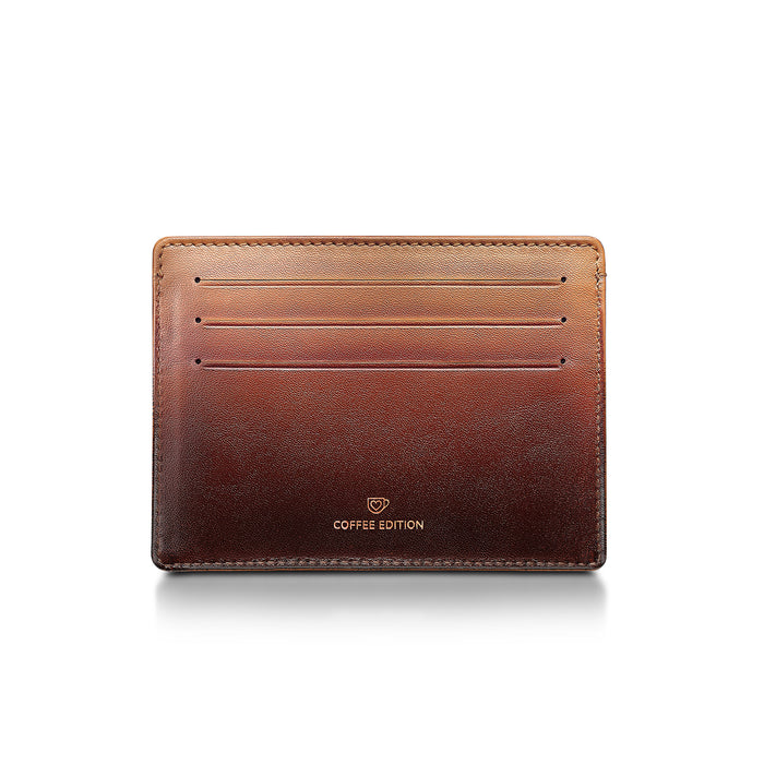 Sheaffer Gift Set – Coffee Edition 100 Ballpoint Pen with Regal Brown PVD Trims & Leather Credit Card Holder