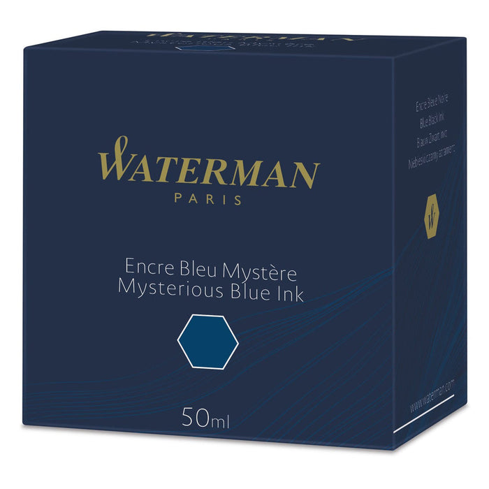 Waterman Ink Bottle – Mysterious Blue, 50 ml