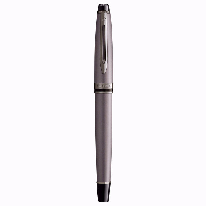 Waterman Expert Fountain Pen – Metallic Silver with Ruthenium Trim