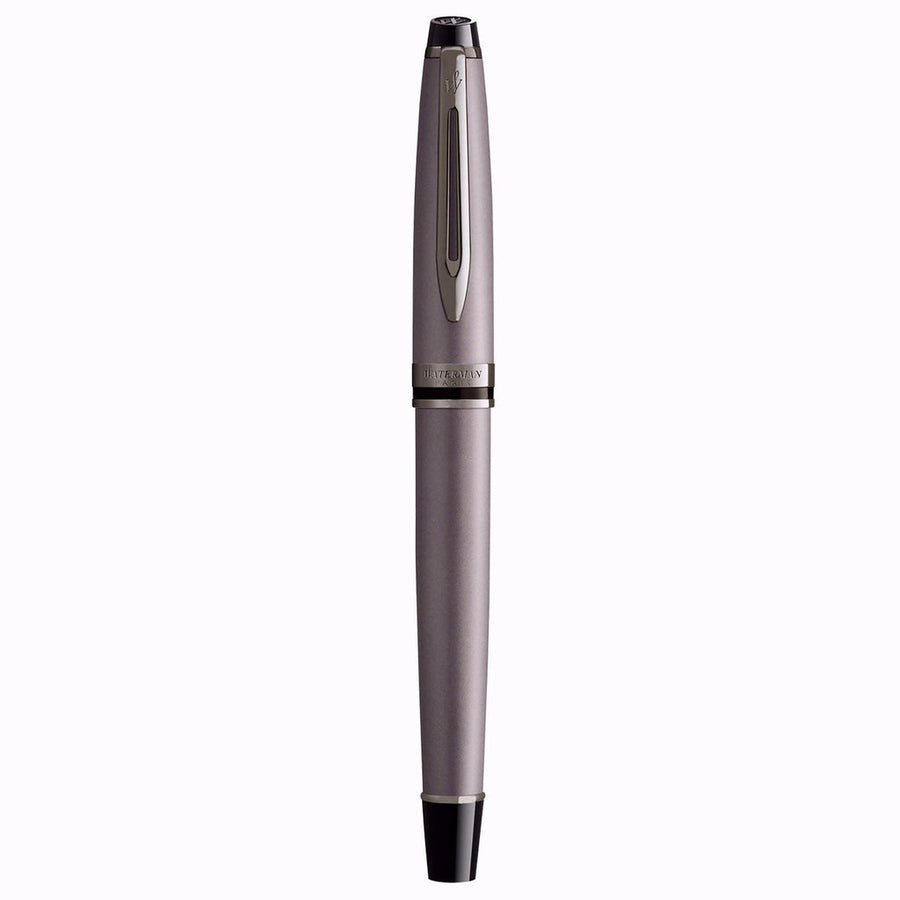 Waterman Expert Fountain Pen – Metallic Silver with Ruthenium Trim