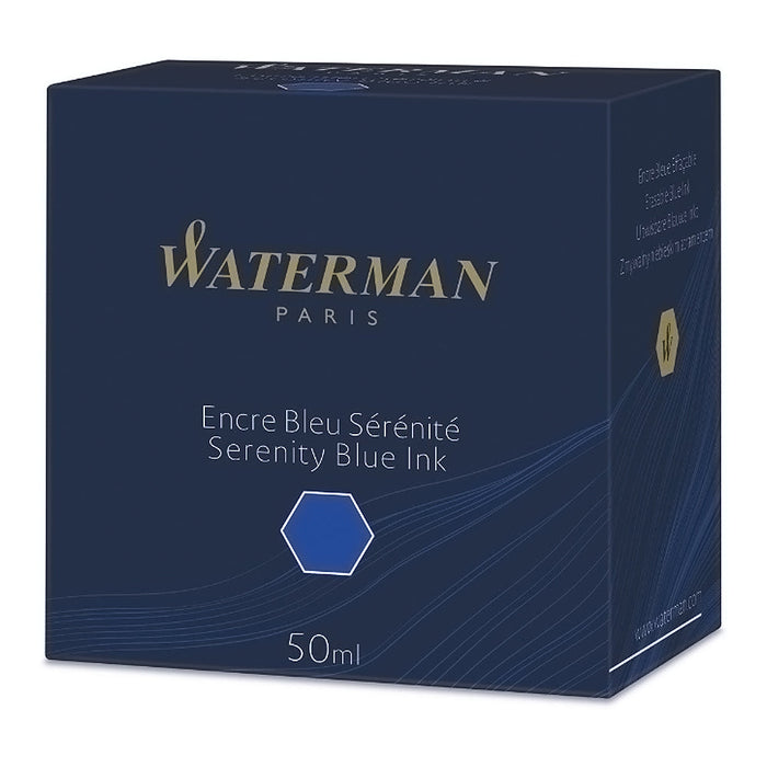 Waterman Ink Bottle – Serenity Blue, 50 ml