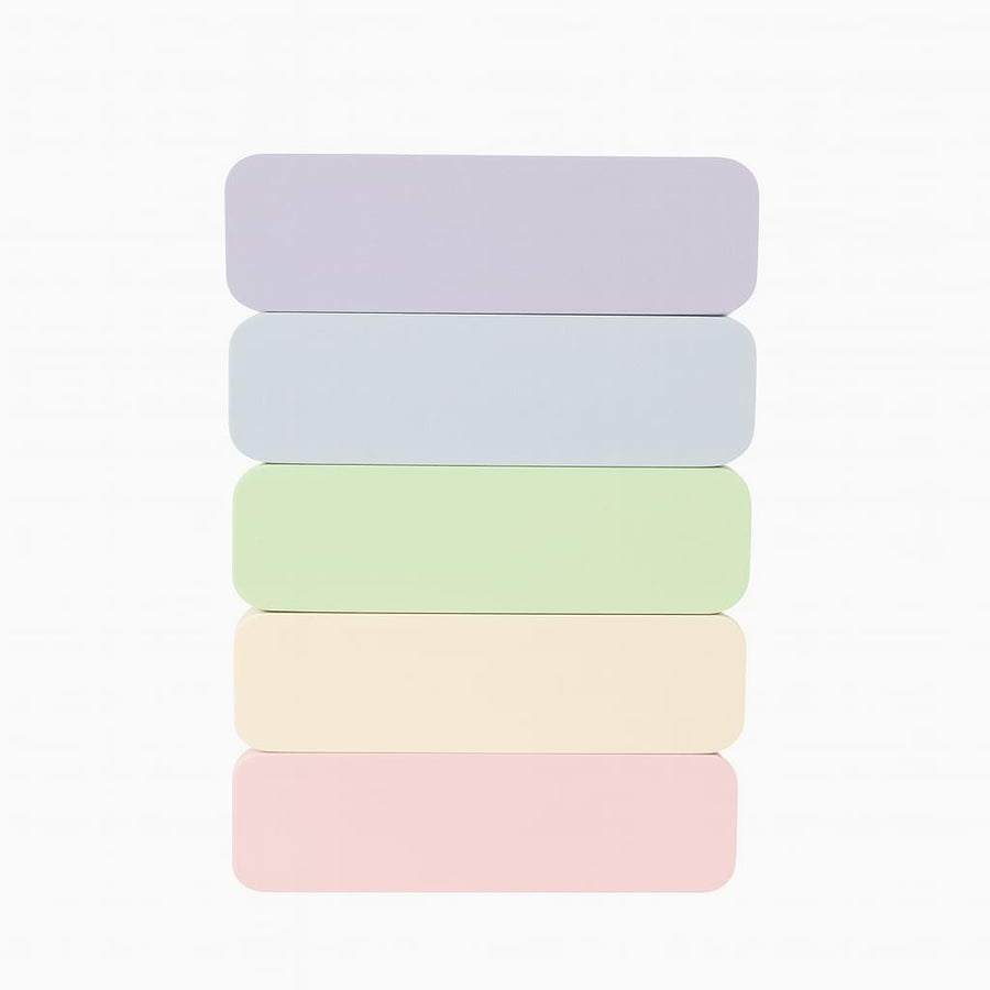 Pastel Sticky Notes Set – 5 Soft Colors, 50 Sheets Each (50×15mm)