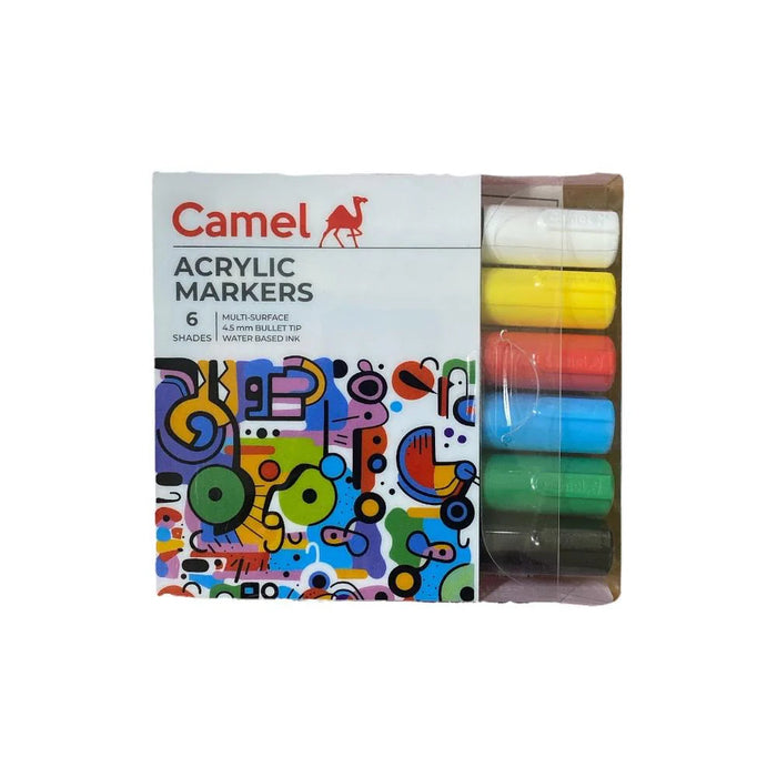 Camel Acrylic Markers – Set of 6