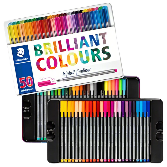 Staedtler Triplus Fineliner Pens (50 Pen Set)