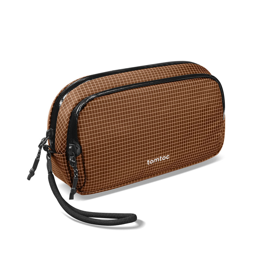 Tomtoc Light-T12 Pro Electronic Accessory Pouch 1.8L – Brown