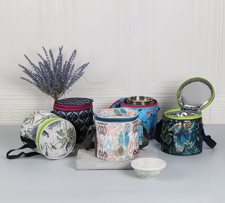 India Circus – Animalia Creations Round Insulated Lunch Bag