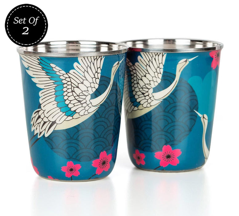 India Circus – Aerial Moments Small Steel Tumbler Set of 2