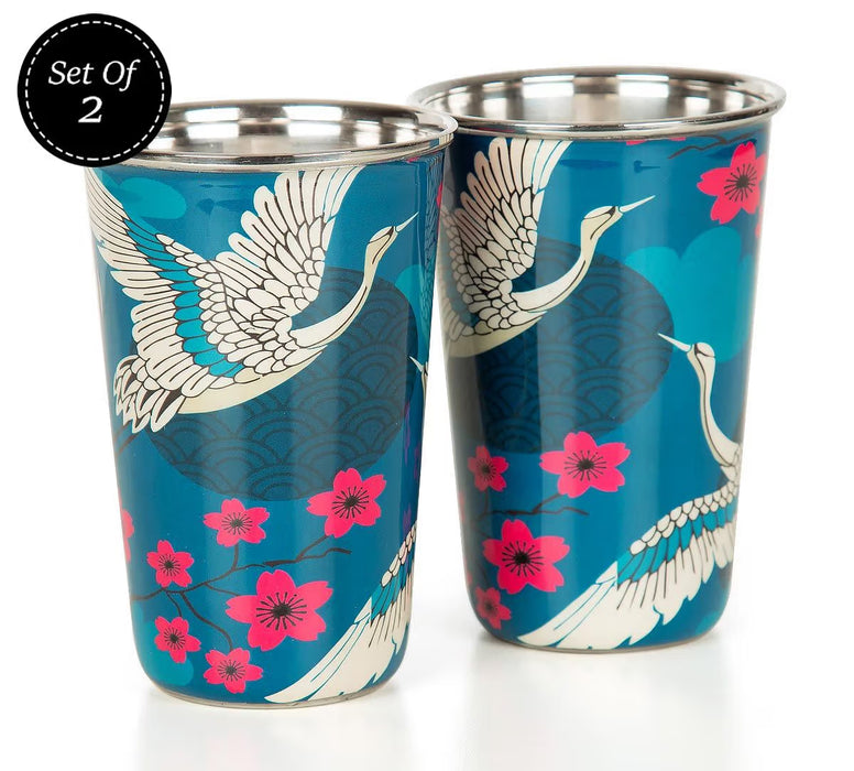 India Circus – Aerial Moments Steel Tumbler (Set of 2)