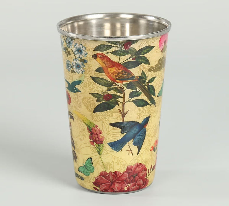 India Circus – Bird Land Large Steel Tumbler (Set of 2)