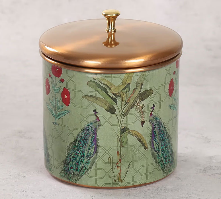 India Circus – Birds of the Tropics Steel Storage Jar