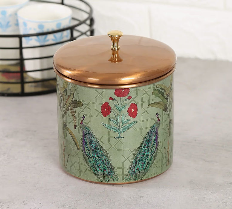 India Circus – Birds of the Tropics Steel Storage Jar