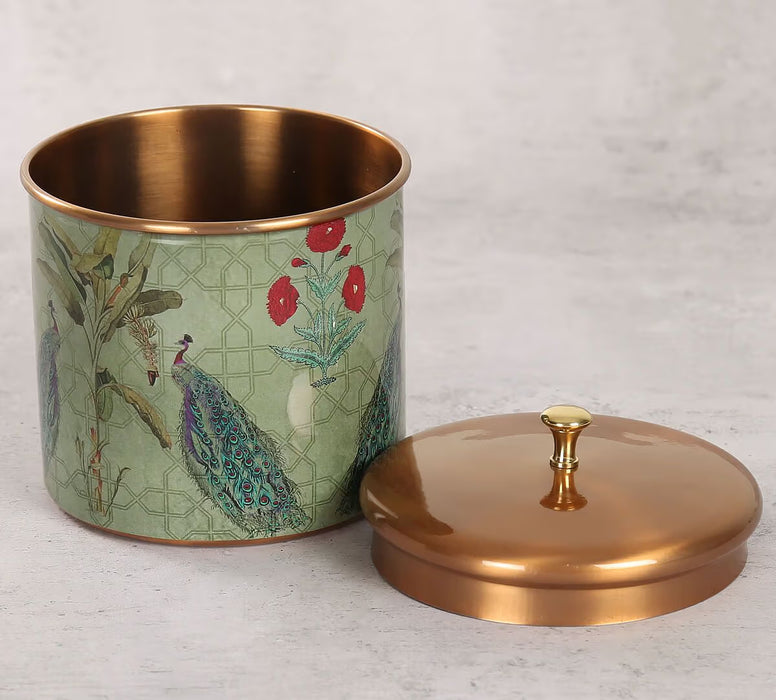 India Circus – Birds of the Tropics Steel Storage Jar
