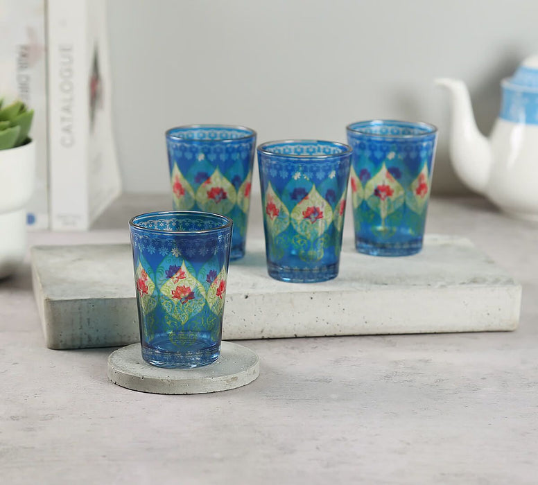 India Circus – Beryl Fir Chai Glass Set of 4