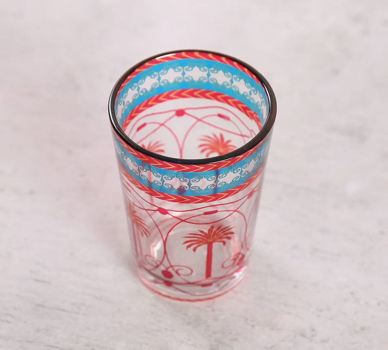 India Circus – Blushed Palmeria Chai Glass Set of 4
