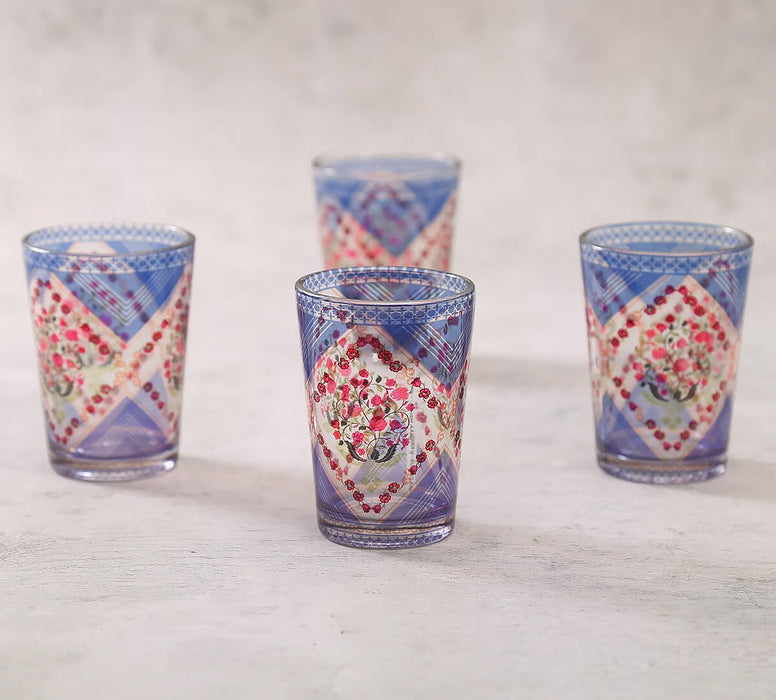 India Circus – Spring Bloom Chai Glass Set of 4