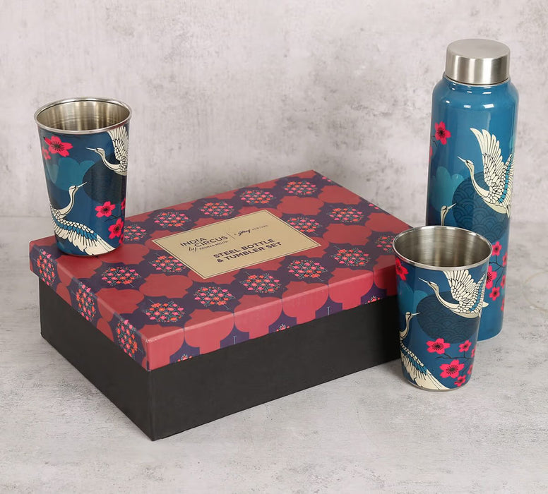 India Circus – Aerial Moments Bottle and Tumbler Set