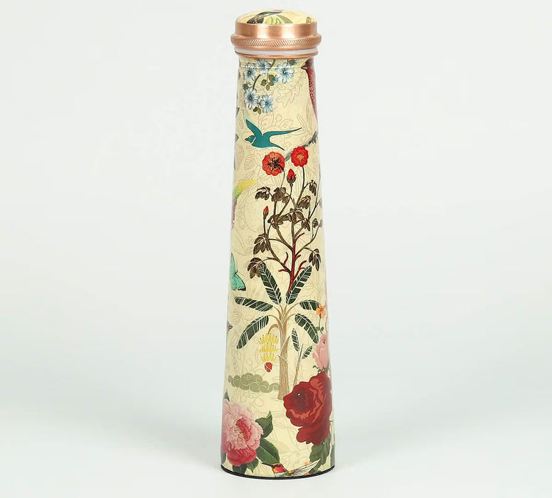 India Circus – Bird Land Tapered Copper Bottle – 800 mL