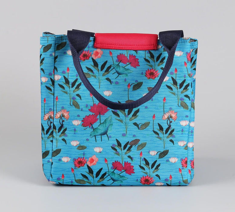 India Circus Blossomy Mosaic Lunch Bag – Stylish & Durable Everyday Carry