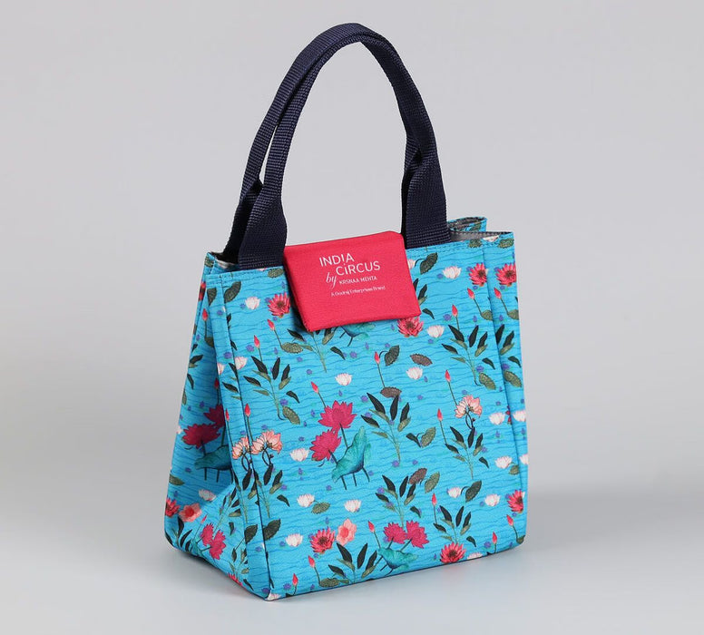 India Circus Blossomy Mosaic Lunch Bag – Stylish & Durable Everyday Carry