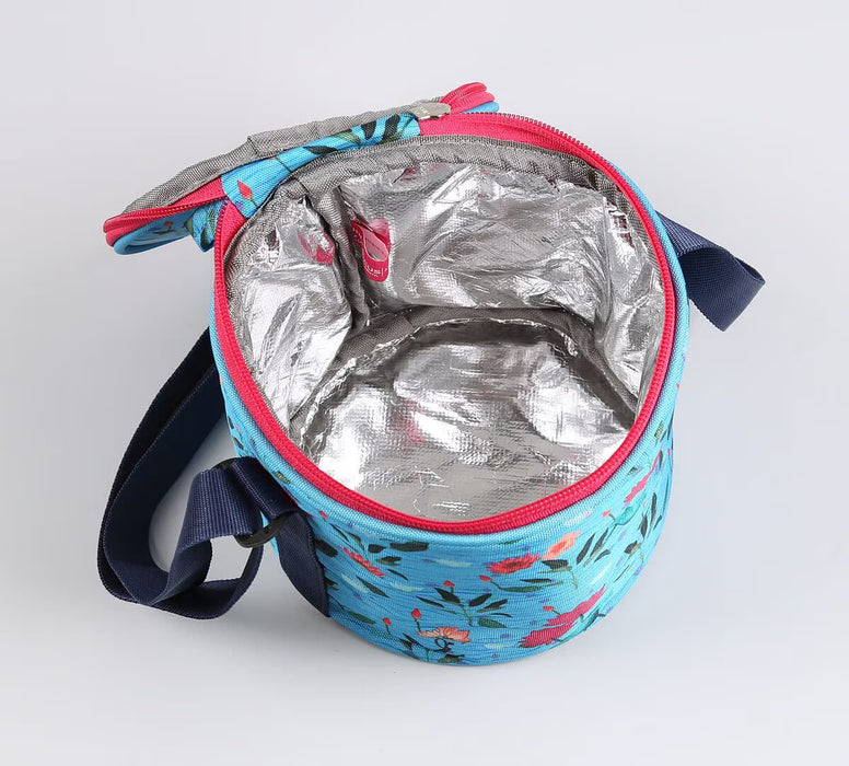 India Circus – Blossomy Mosaic Round Insulated Lunch Bag