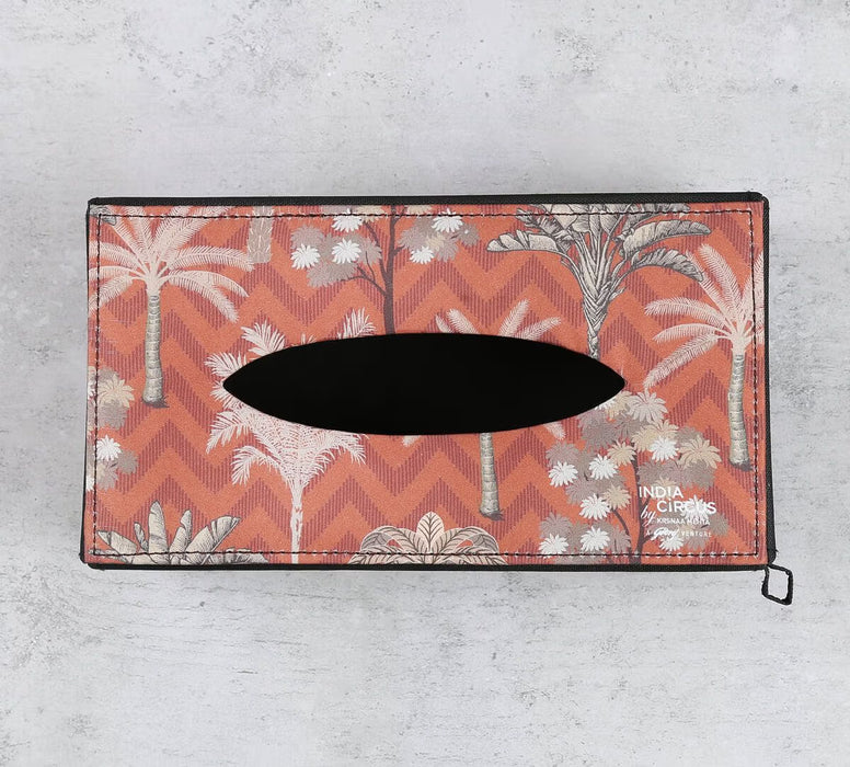India Circus – Chevron Cycas Tissue Box Holder