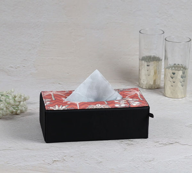 India Circus – Chevron Cycas Tissue Box Holder