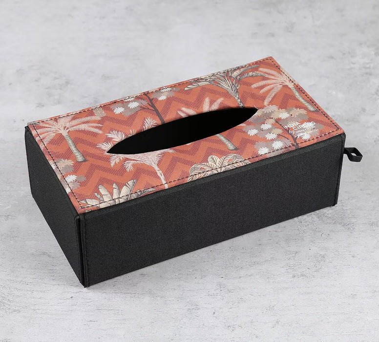 India Circus – Chevron Cycas Tissue Box Holder