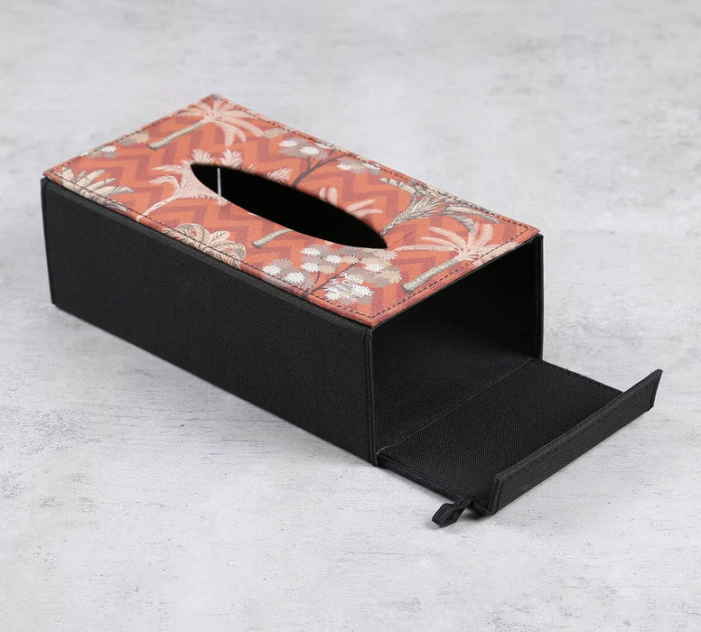 India Circus – Chevron Cycas Tissue Box Holder