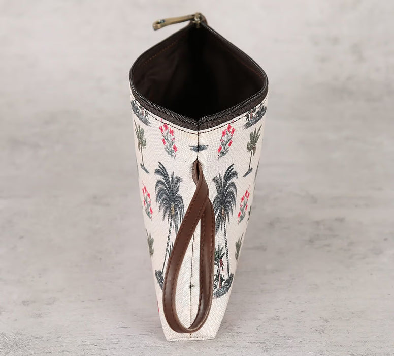 India Circus – Chevron Palms Utility Pouch