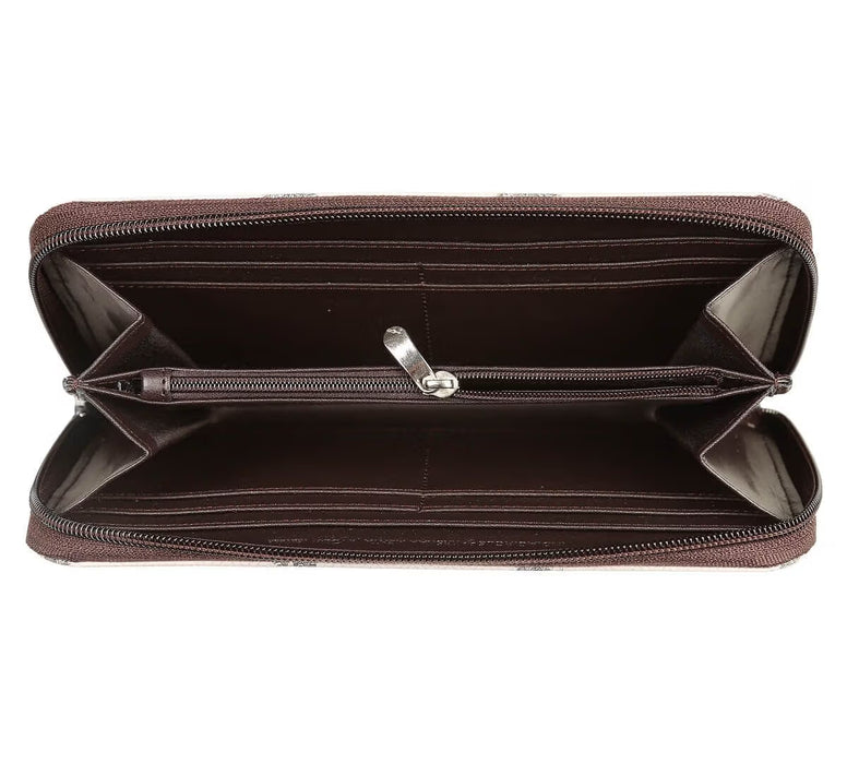 India Circus – Chevron Palms Zipper Wallet