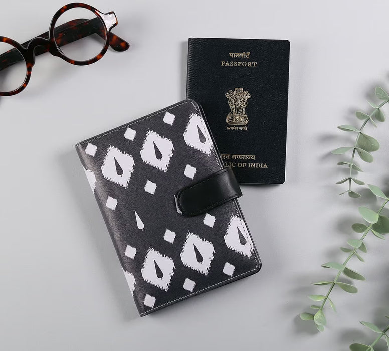 India Circus – Conifer Symmetry Passport Cover | Faux Leather