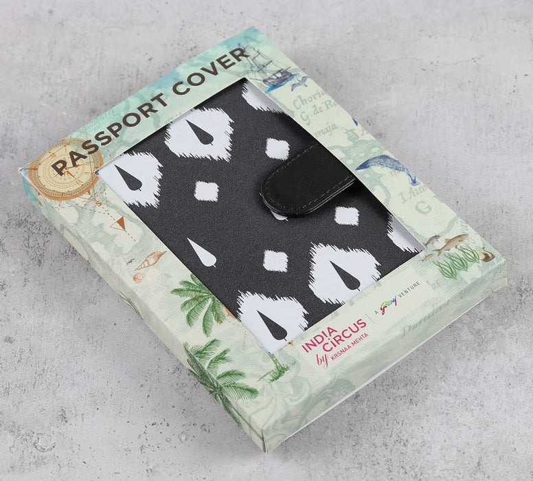 India Circus – Conifer Symmetry Passport Cover | Faux Leather