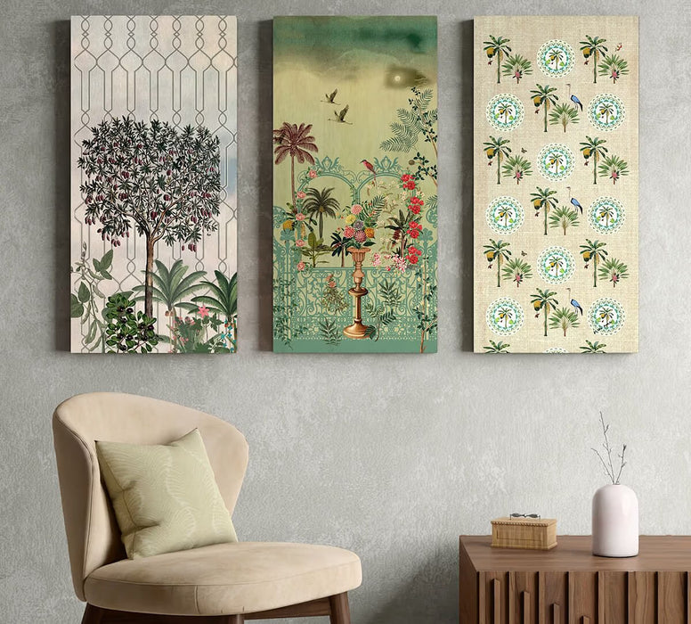 India Circus – Daisy Bloomington Wall Art Set of 3